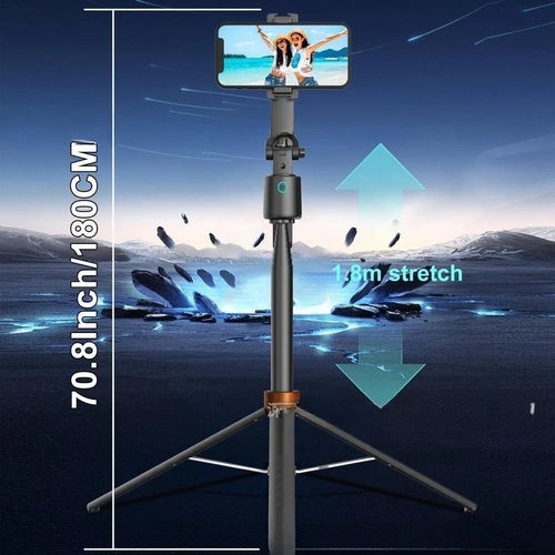 TrackShot™ Smart Tripod 📸✨ — Auto Face Tracking + Fill Lights